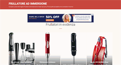 Desktop Screenshot of frullatoreadimmersione.com